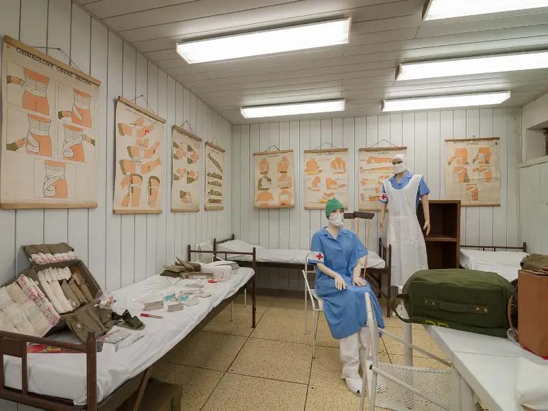 The anti-nuclear bunker at the Hotel Harmony