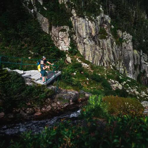 Špindlerův Mlýn with children