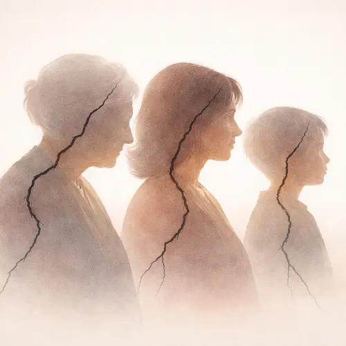 Easter eggs painted with wax